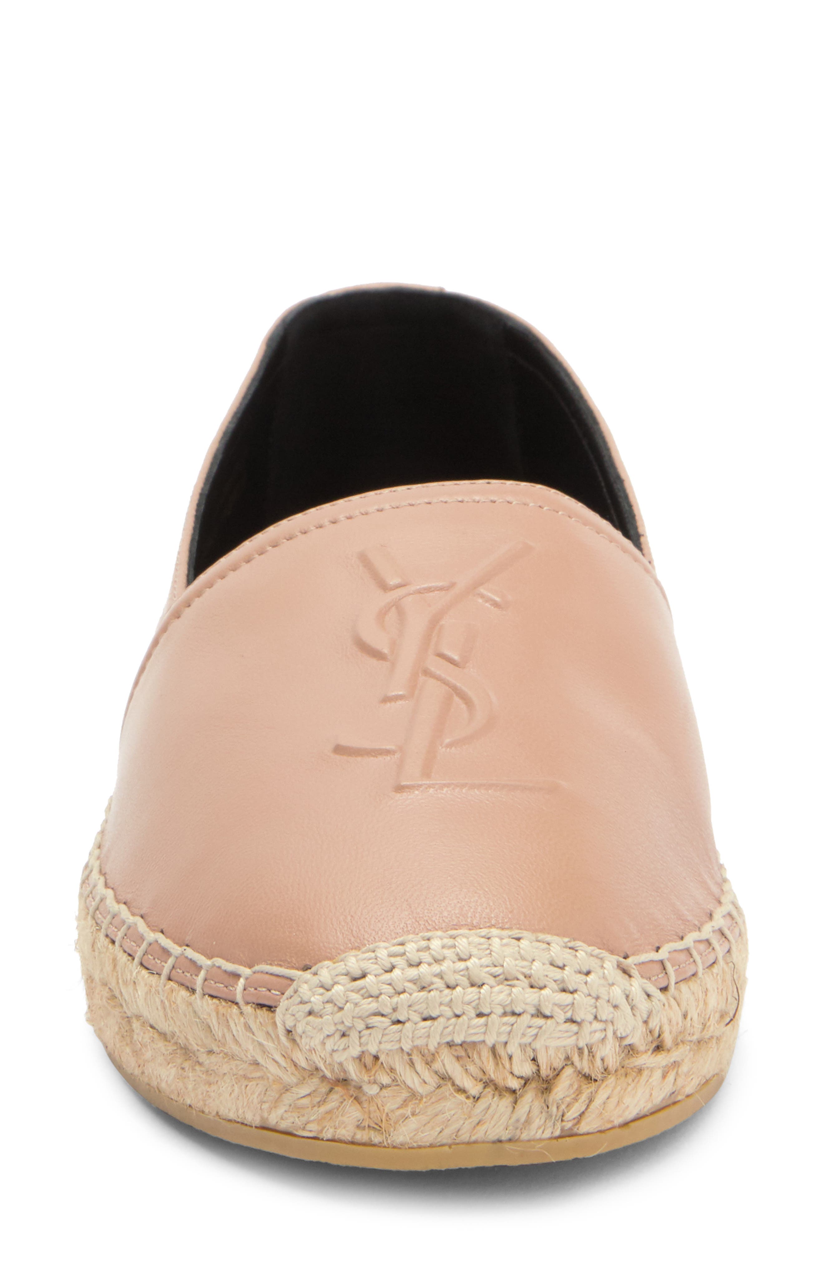 Saint Laurent YSL Logo Espadrille, Alternate, color, 