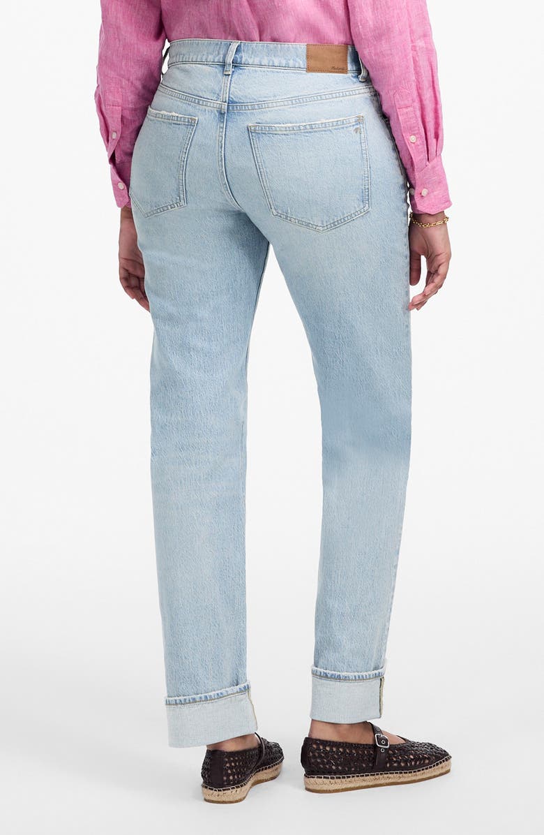 Madewell Dean Easy Straight Leg Jeans, Alternate, color, Foster Wash