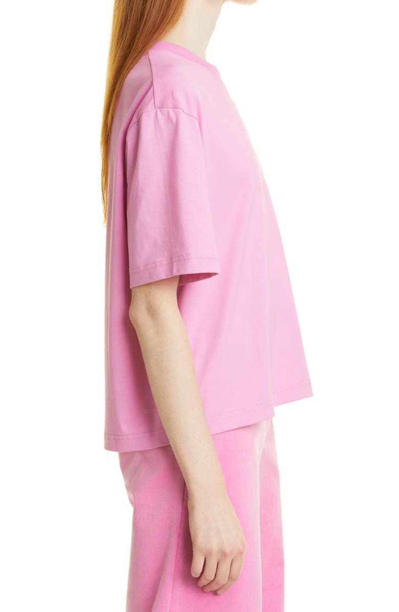 Samsøe Samsøe Chrome Boxy Organic Cotton T-Shirt, Alternate, color, 