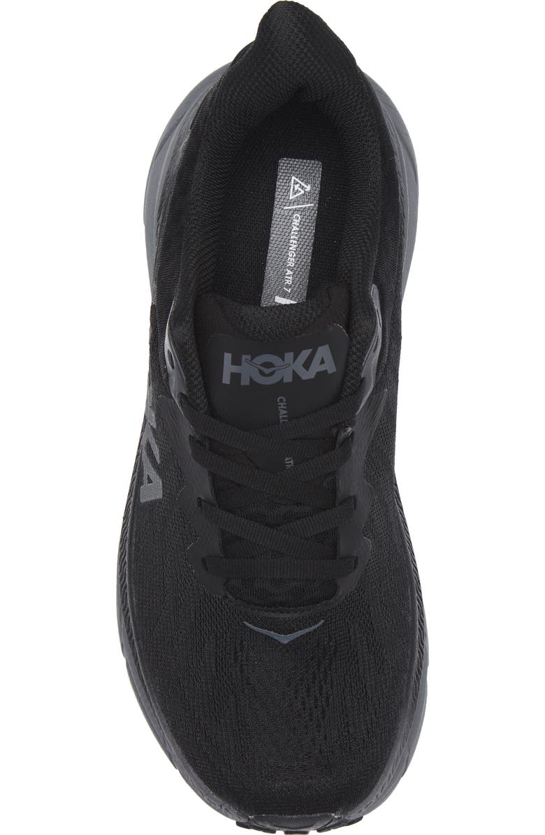 HOKA Challenger 7 Running Shoe, Alternate, color, Black / Black / Black