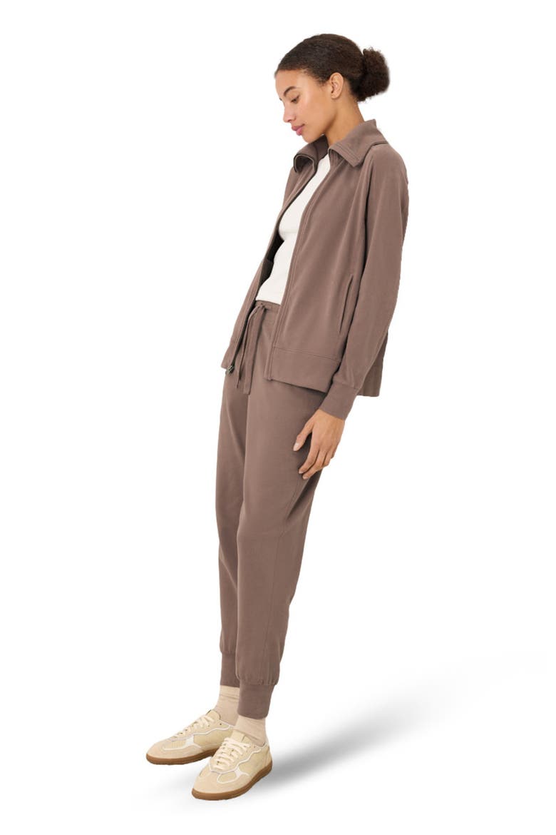 Organic Cotton CloudKnit Jogger, Alternate, color, Deep Taupe