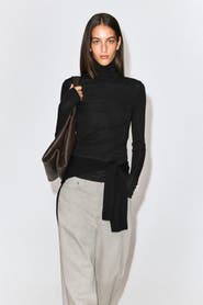 COS Merino Wool Turtleneck Top