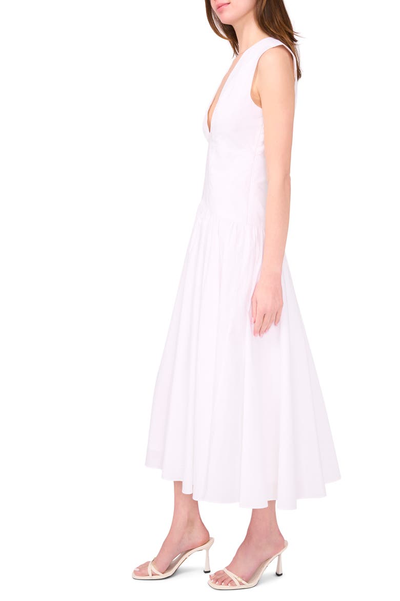 Abria Sleeveless Drop Waist Cotton Sundress, Alternate, color, LUCENT WHITE