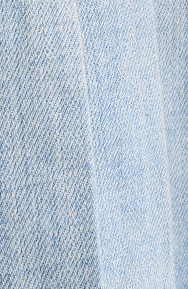 Balenciaga Layered Mixed Media T-Shirt Dress, Alternate, color, 4200 Light Blue