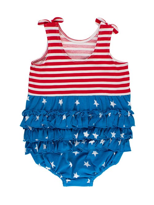 Rufflebutts Baby/toddler Knit Tie Shoulder Bubble Romper