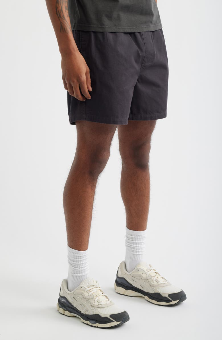 Museum of Peace & Quiet Leisure Cotton Twill Shorts, Alternate, color, Black