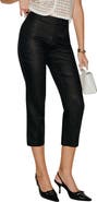 Reformation Petra Low Rise Linen Pedal Pusher Pants