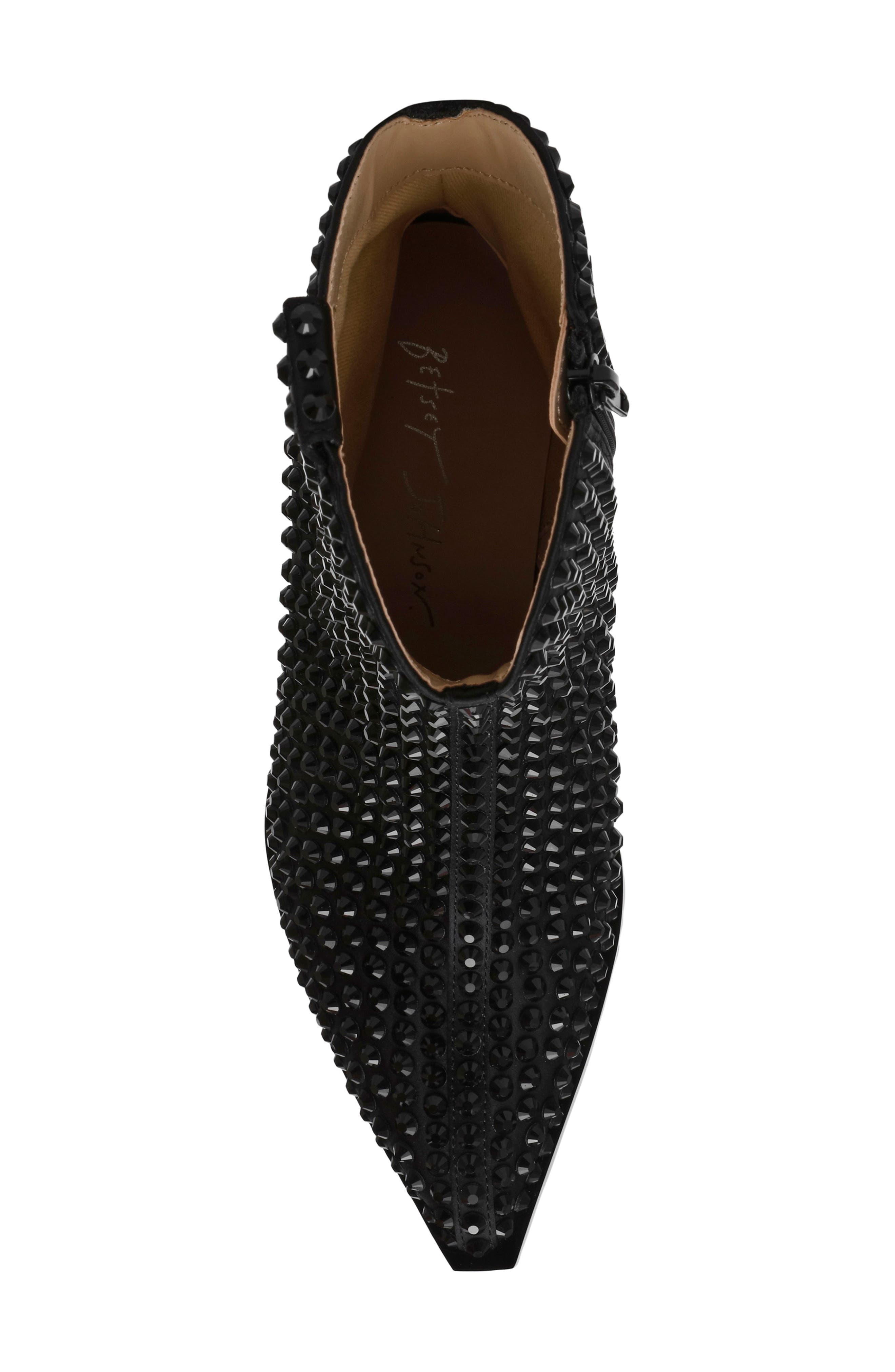 Betsey Johnson Neil Studded Western Boot, Alternate, color, 