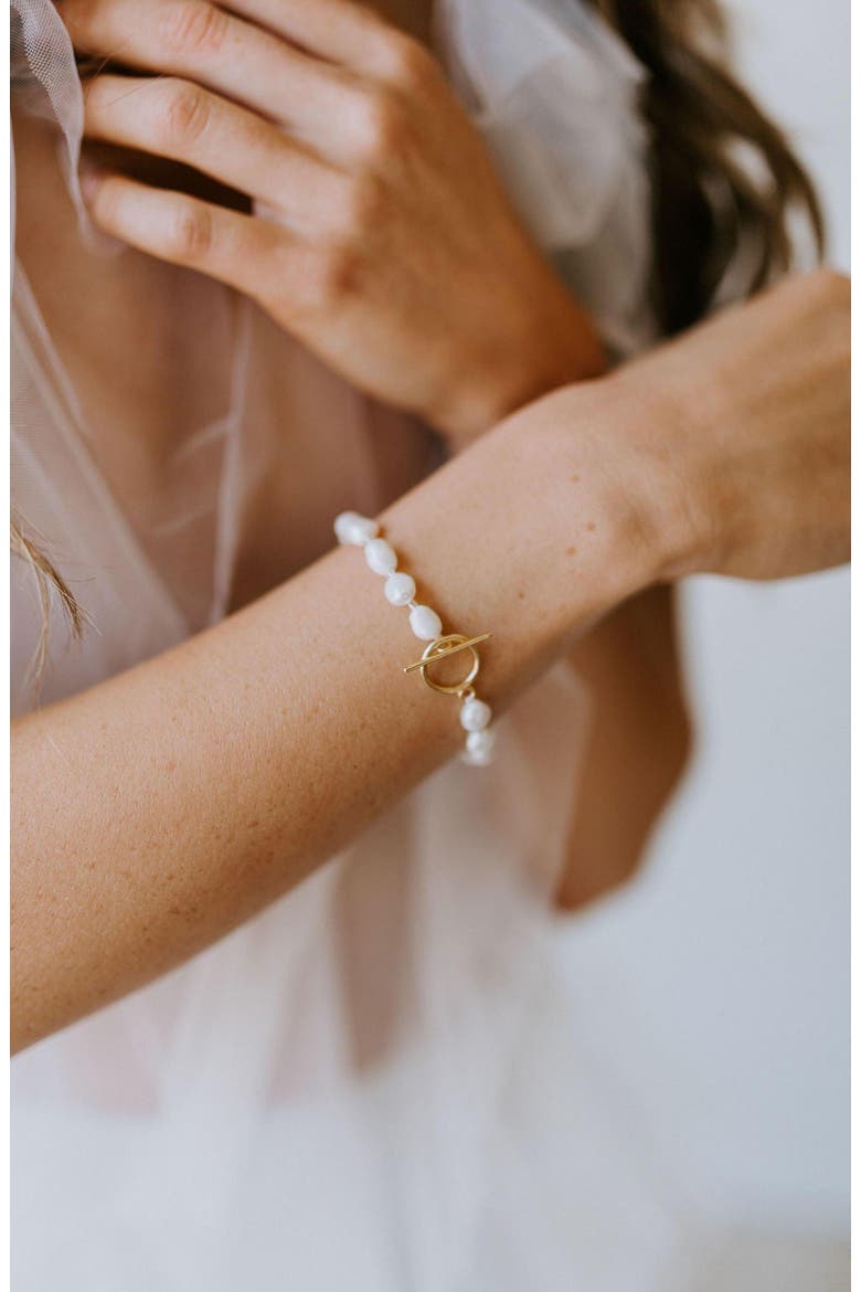 Parnell Pearl Bracelet, Alternate, color, Pearl