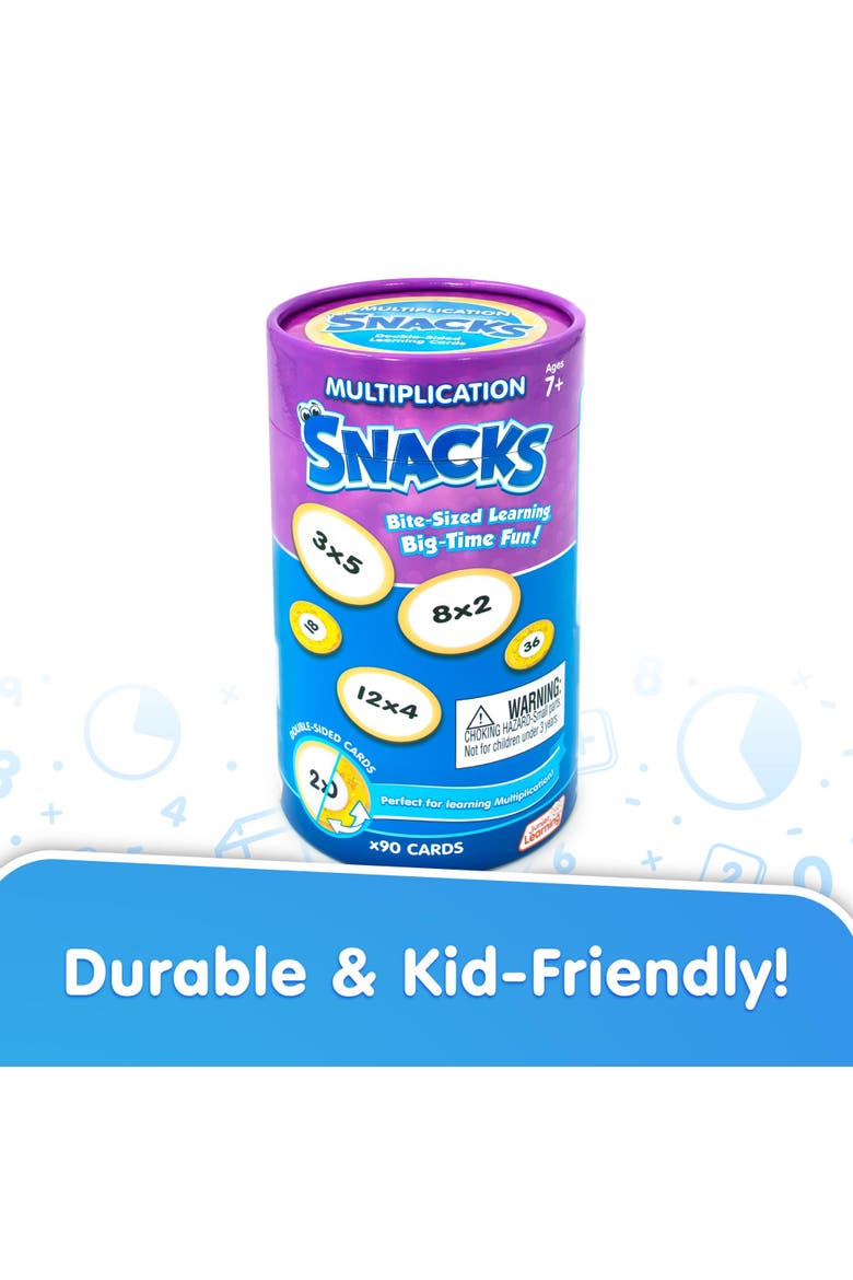 Multiplication Snacks Math Game, Alternate, color, Multicolored