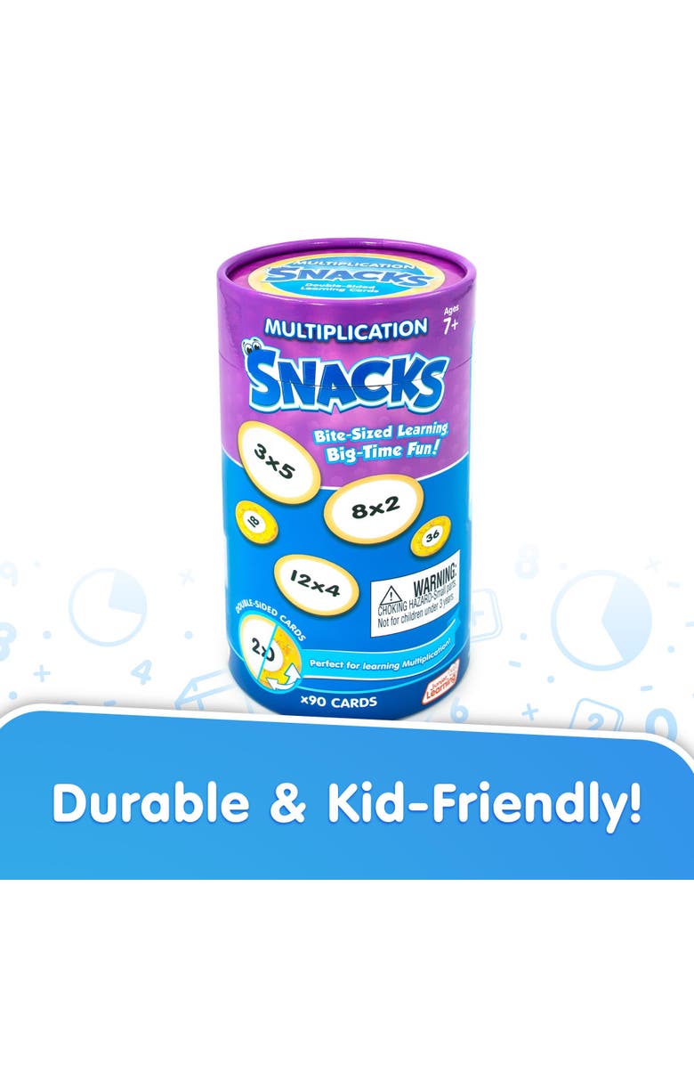 Junior Learning Multiplication Snacks Math Game, Alternate, color, Multicolored