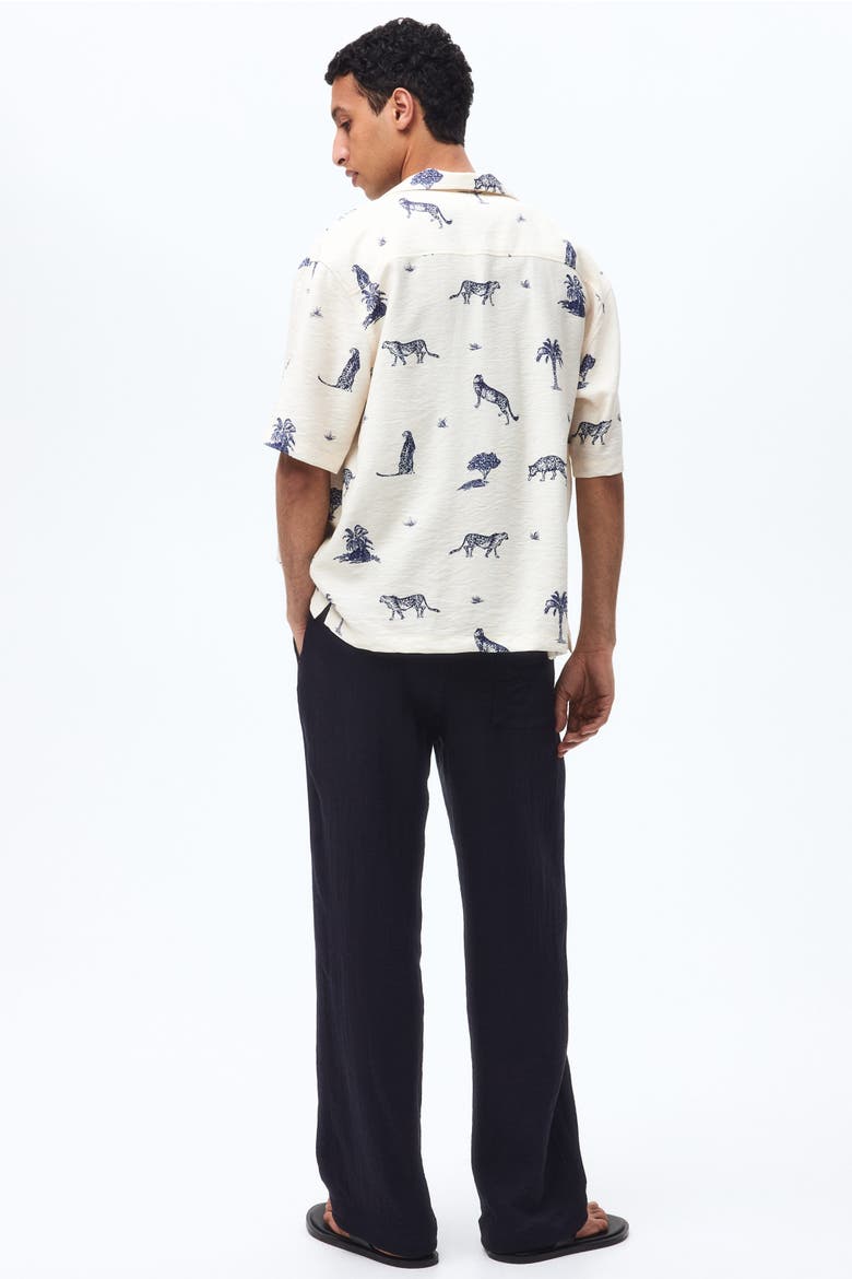 Relaxed Fit Trousers, Alternate, color, Navy blue