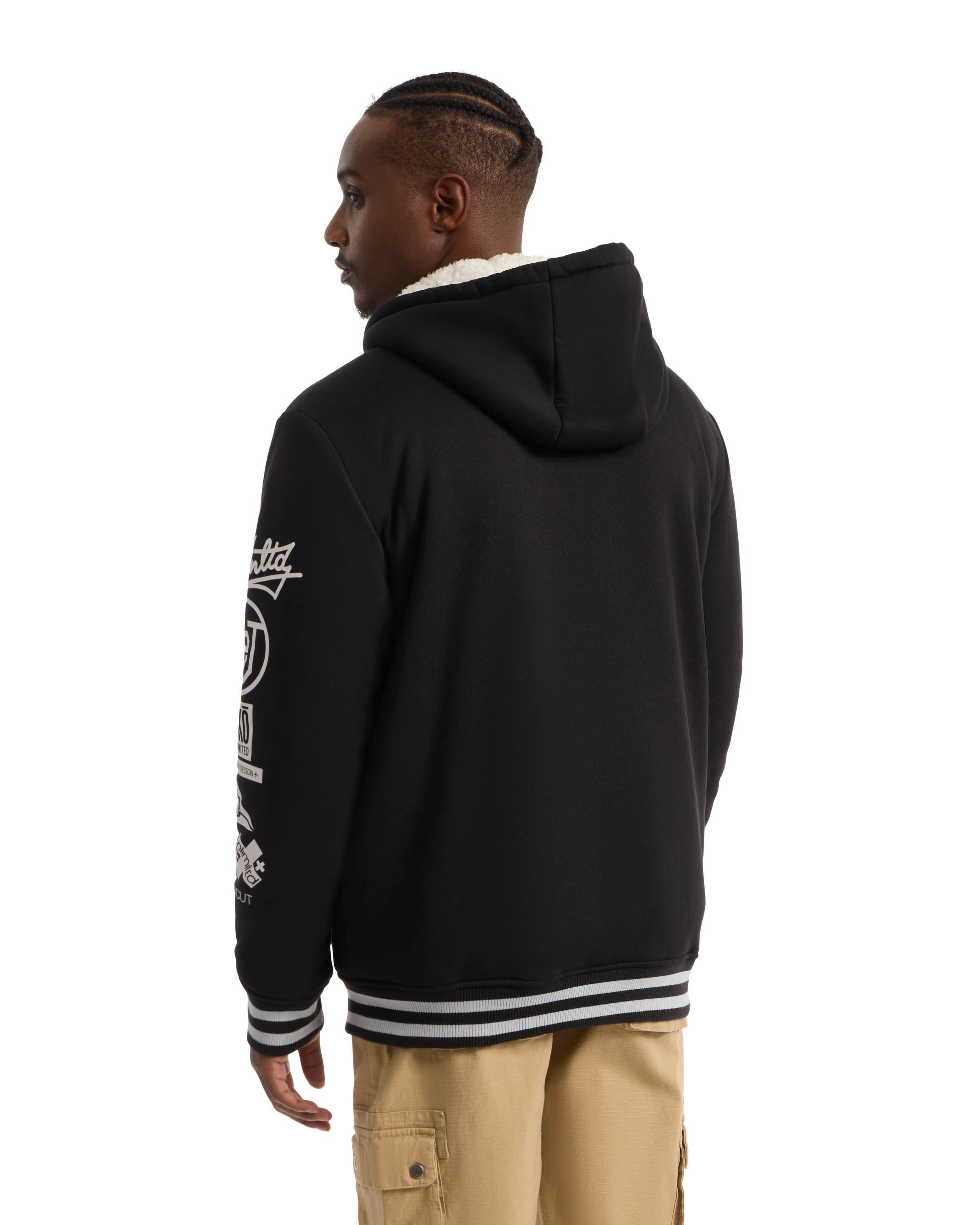 Men's Reknown faux shearling Varsity Jacket - image 2