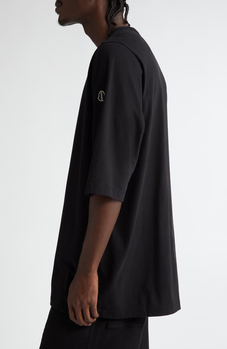 Moncler x Rick Owens Logo Patch Cotton T-Shirt, Alternate, color,