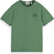 Scotch & Soda Roll Neck Cotton T-Shirt