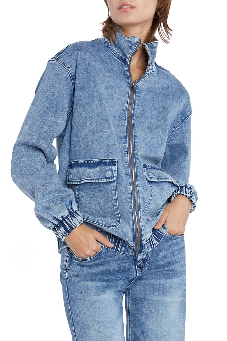 Denim Jacket, Main, color, RETRO DENIM