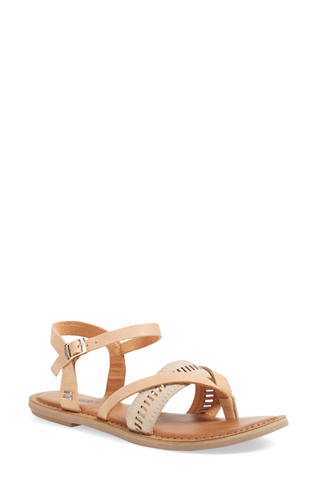 Lexie Sandal, Main, color, SANDSTORM LEATHER