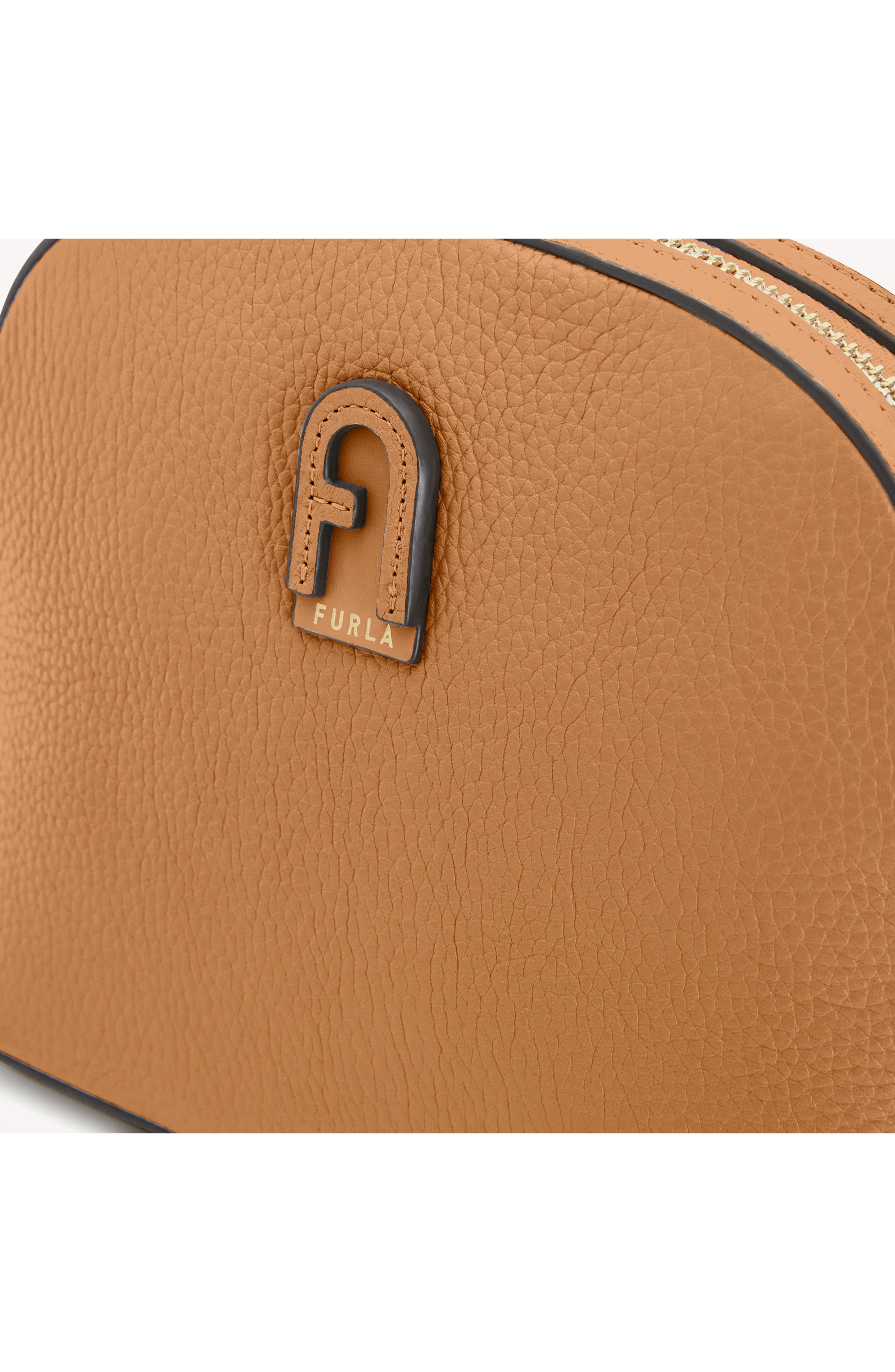 Athena Leather Crossbody Bag, Alternate, color, CARAMELLO F