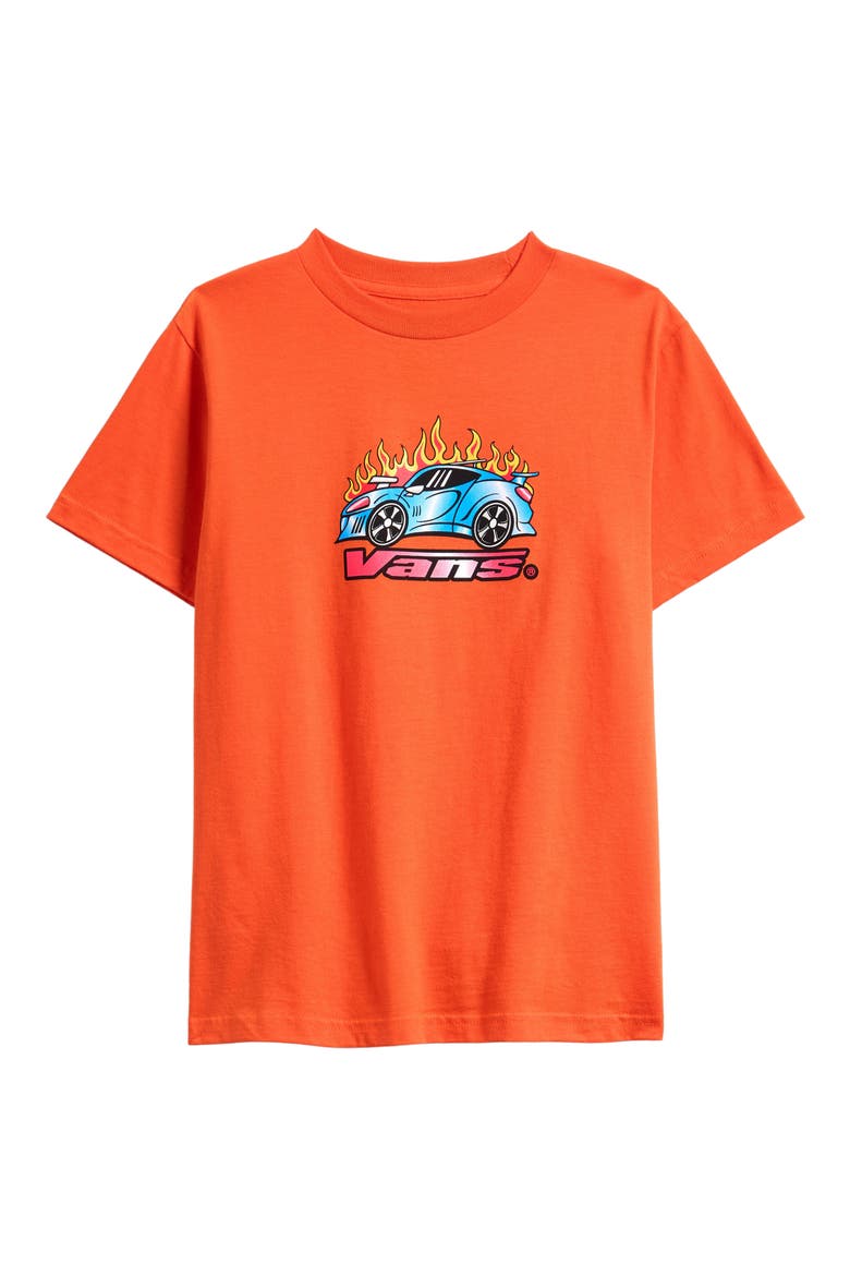 Kids' Formula V66 Cotton Graphic T-Shirt, Main, color, FLAME