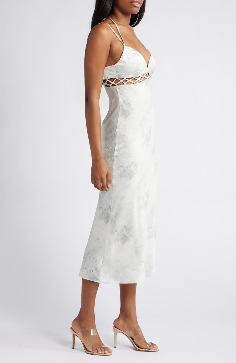 Mistress Rocks Marble Satin Slipdress, Alternate, color, Marble