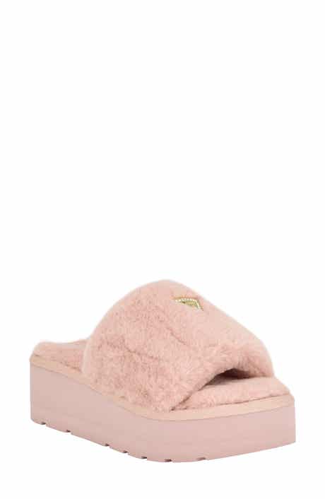 Synthie Faux Fur Slide Sandal
