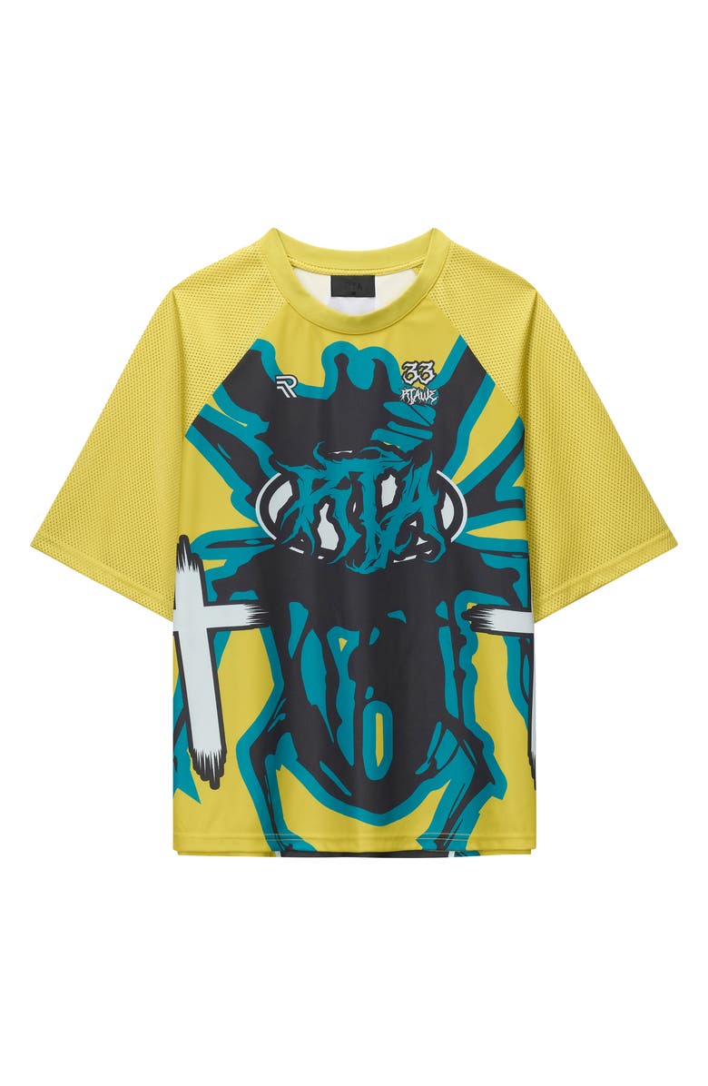 RtA Anson Graphic T-Shirt, Main, color, Citron Racing Beetle