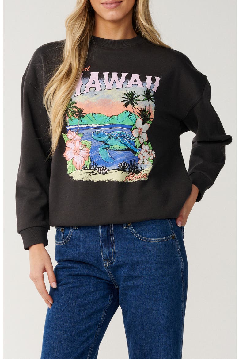 Turtle Bay Relaxed Fit Graphic T-Shirt, Main, color, WASHED BLACK