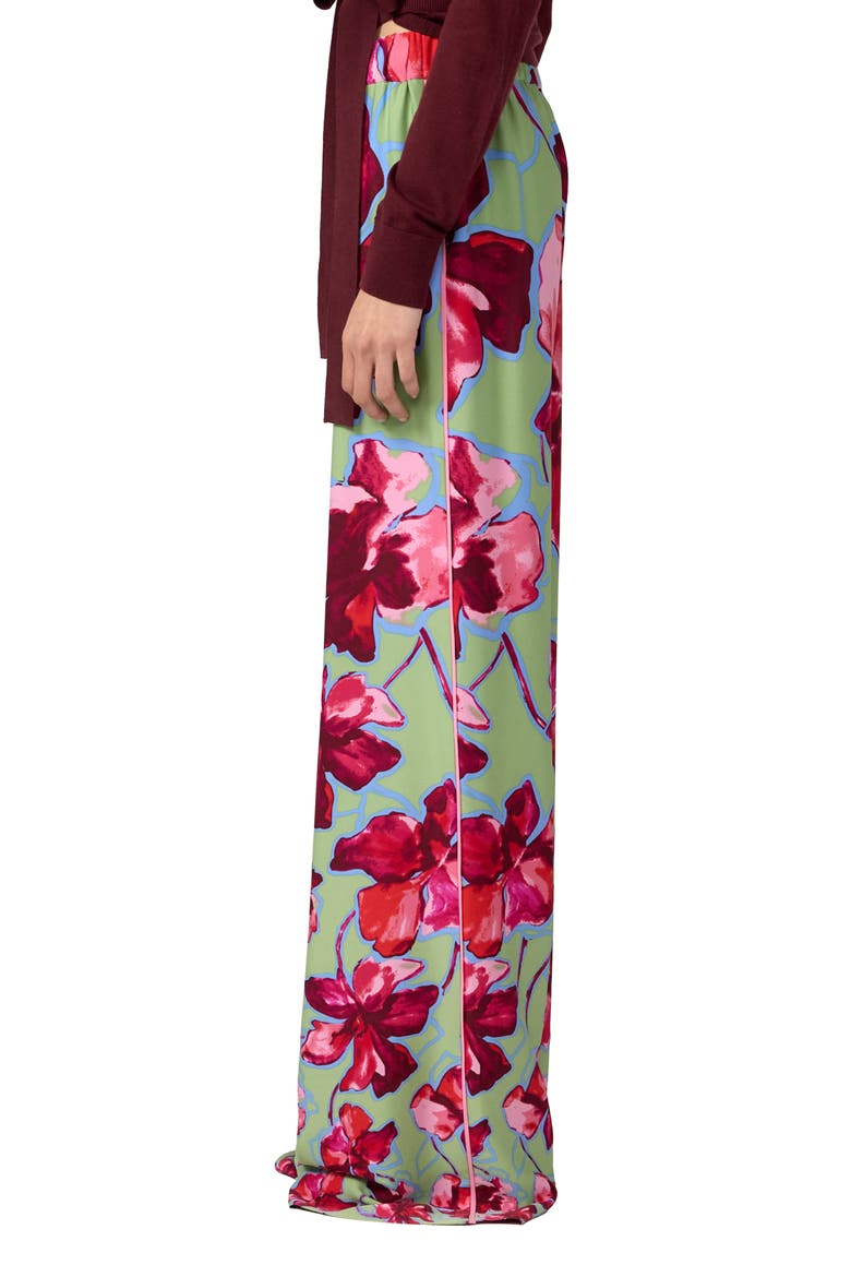 Verick Print Wide Leg Pants, Alternate, color, HIBISCUS SMOKE DEGRADE