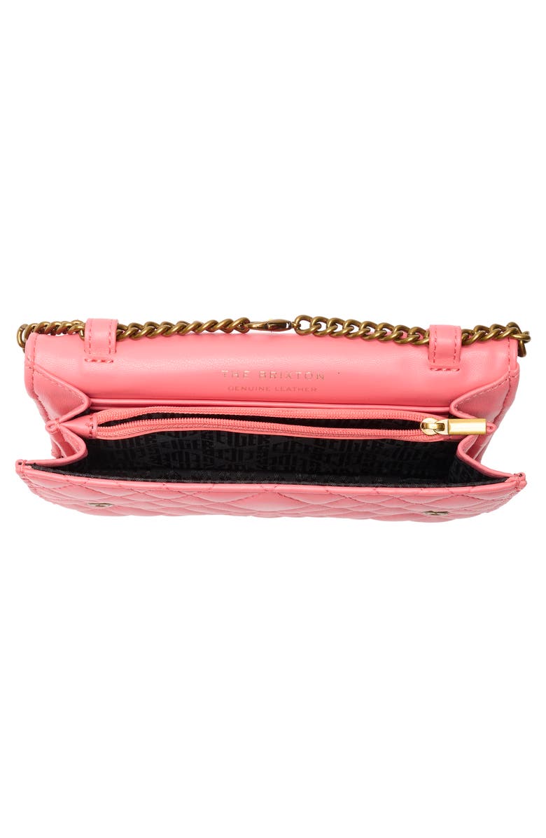 Kurt Geiger London Brixton Wallet on a Chain, Alternate, color, Open Pink