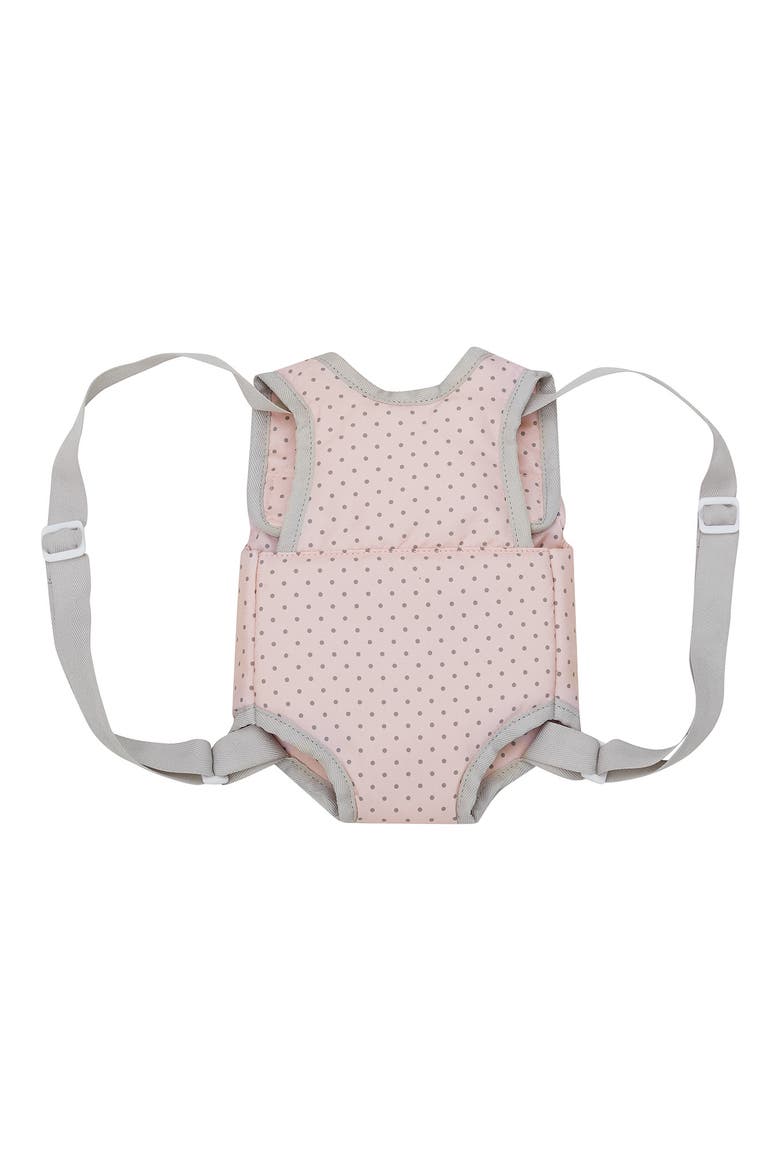 Olivia's Little World Baby Doll Polka Dot 2-Piece Carrier & Car Seat Set, Alternate, color, PINK