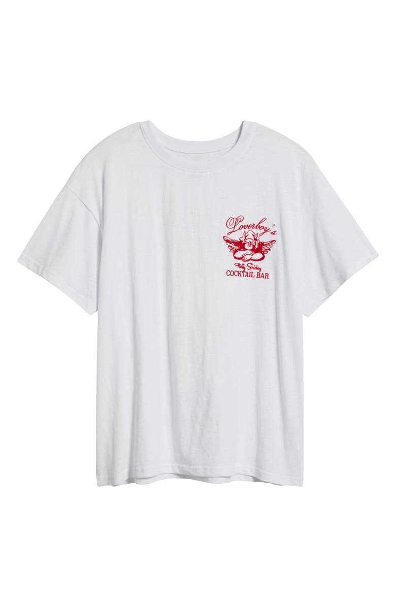 BOYS LIE Loverboy Graphic Slub Boyfriend T-Shirt, Alternate, color, White