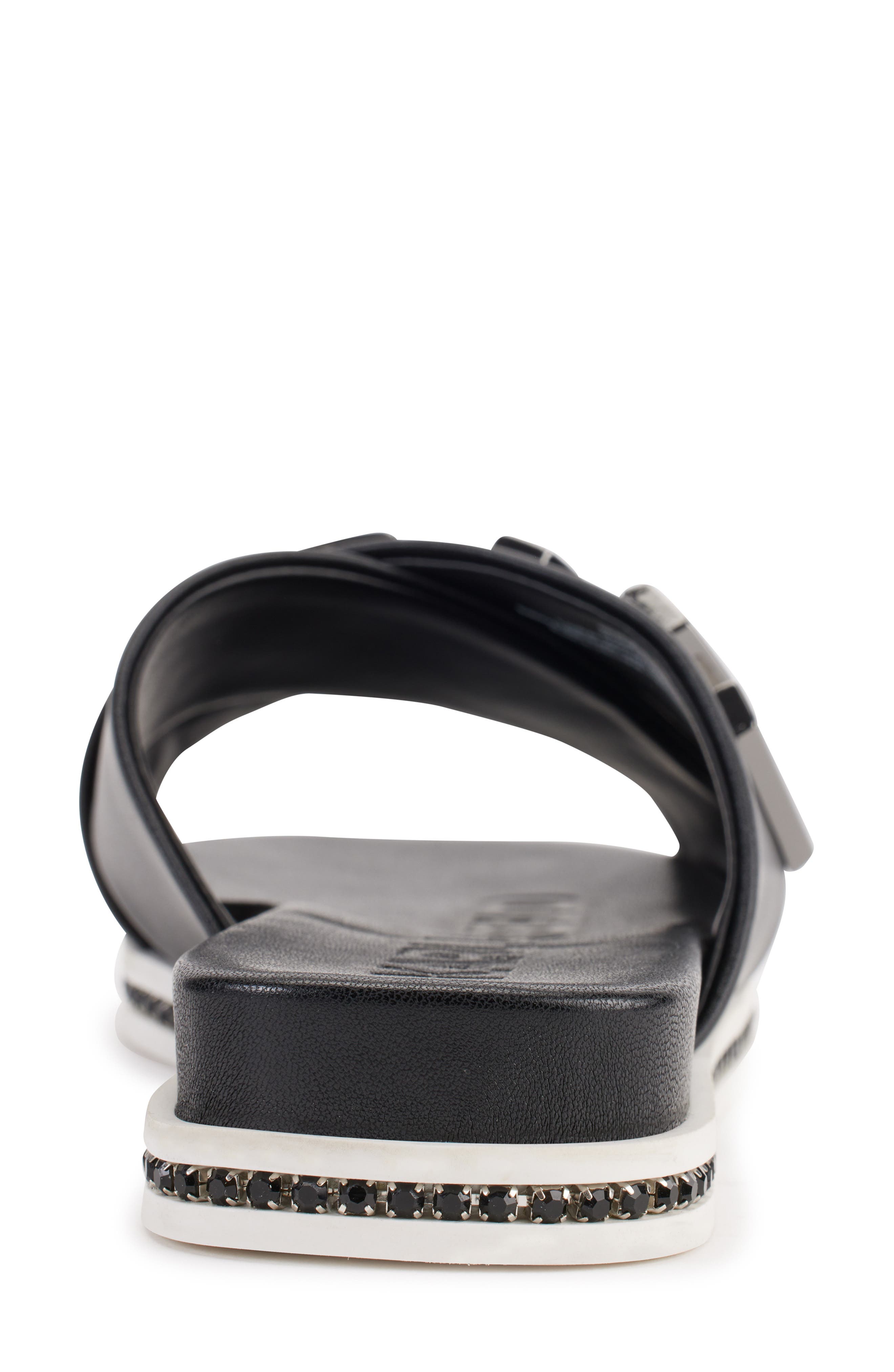 KARL LAGERFELD PARIS Janie Crisscross Slide Sandal, Alternate, color, 