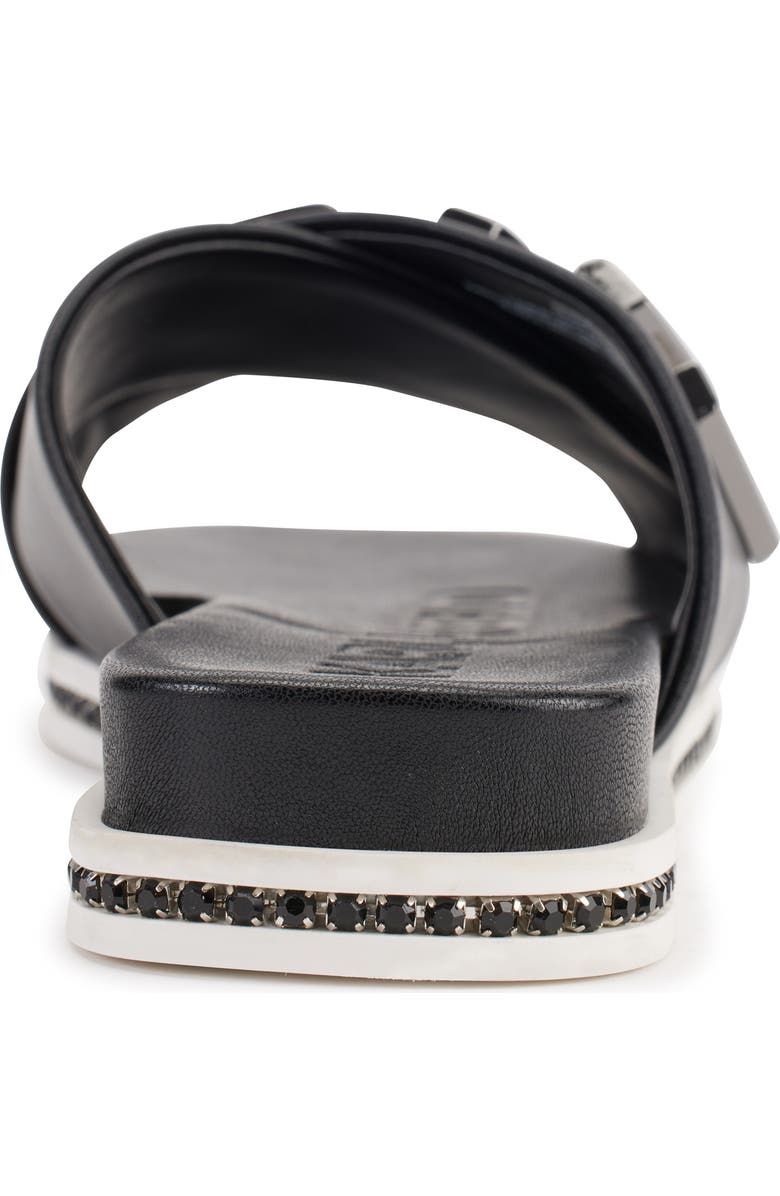 KARL LAGERFELD PARIS Janie Crisscross Slide Sandal, Alternate, color,