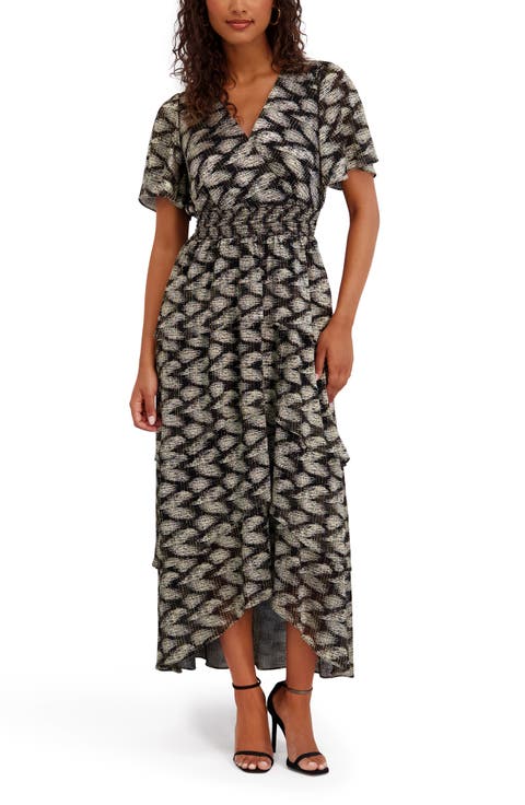 Foiled Yoryu Midi Dress
