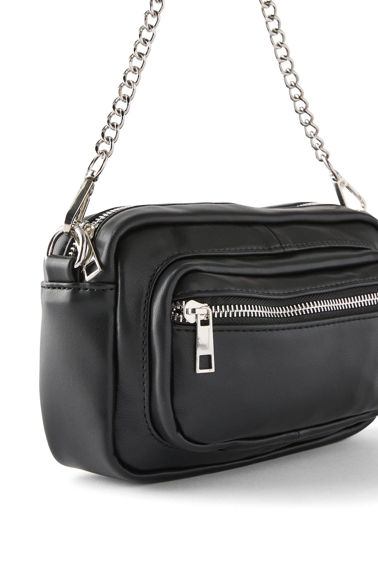 Cotton On Edie Crossbody Bag, Alternate, color, Black Pu
