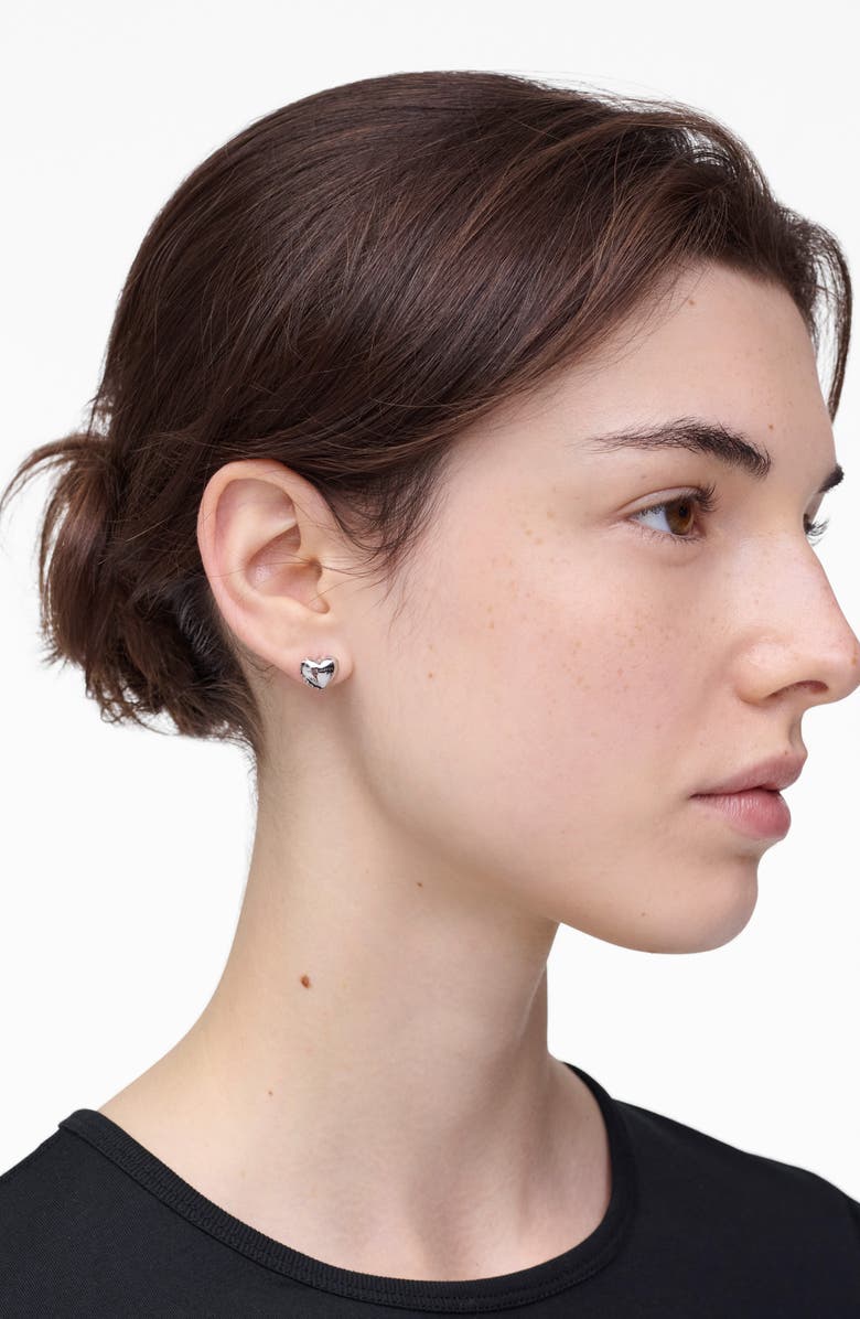 Marc Jacobs Micro Heart Balloon Stud Earrings, Alternate, color, 