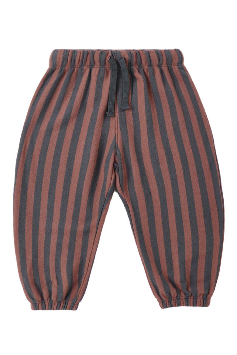 Relaxed Striped Joggers, Main, color, MIDNIGHT