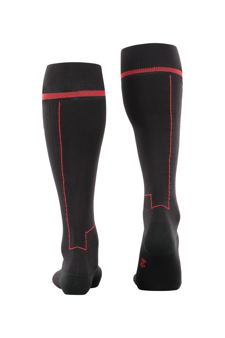 Impulse Knee High Running Socks, Alternate, color, Black
