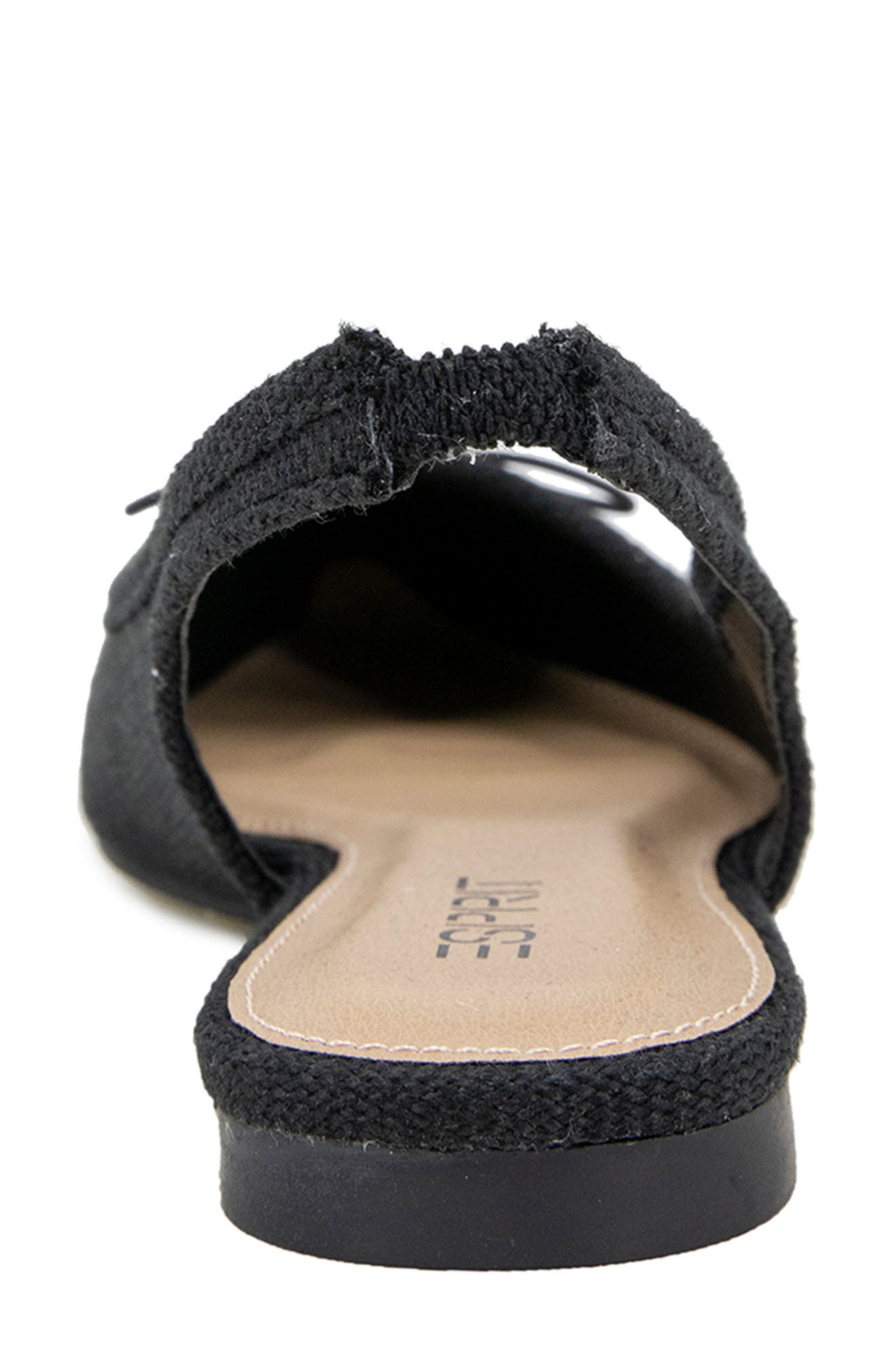 Esprit Petria Slingback Flat, Alternate, color, Black Linen