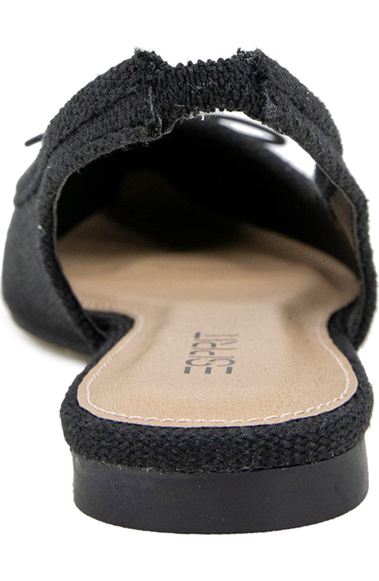 Esprit Petria Slingback Flat, Alternate, color, Black Linen