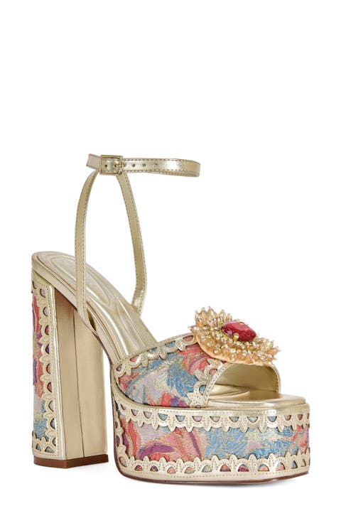 Wenda Platform Ankle Strap Sandal (Women)