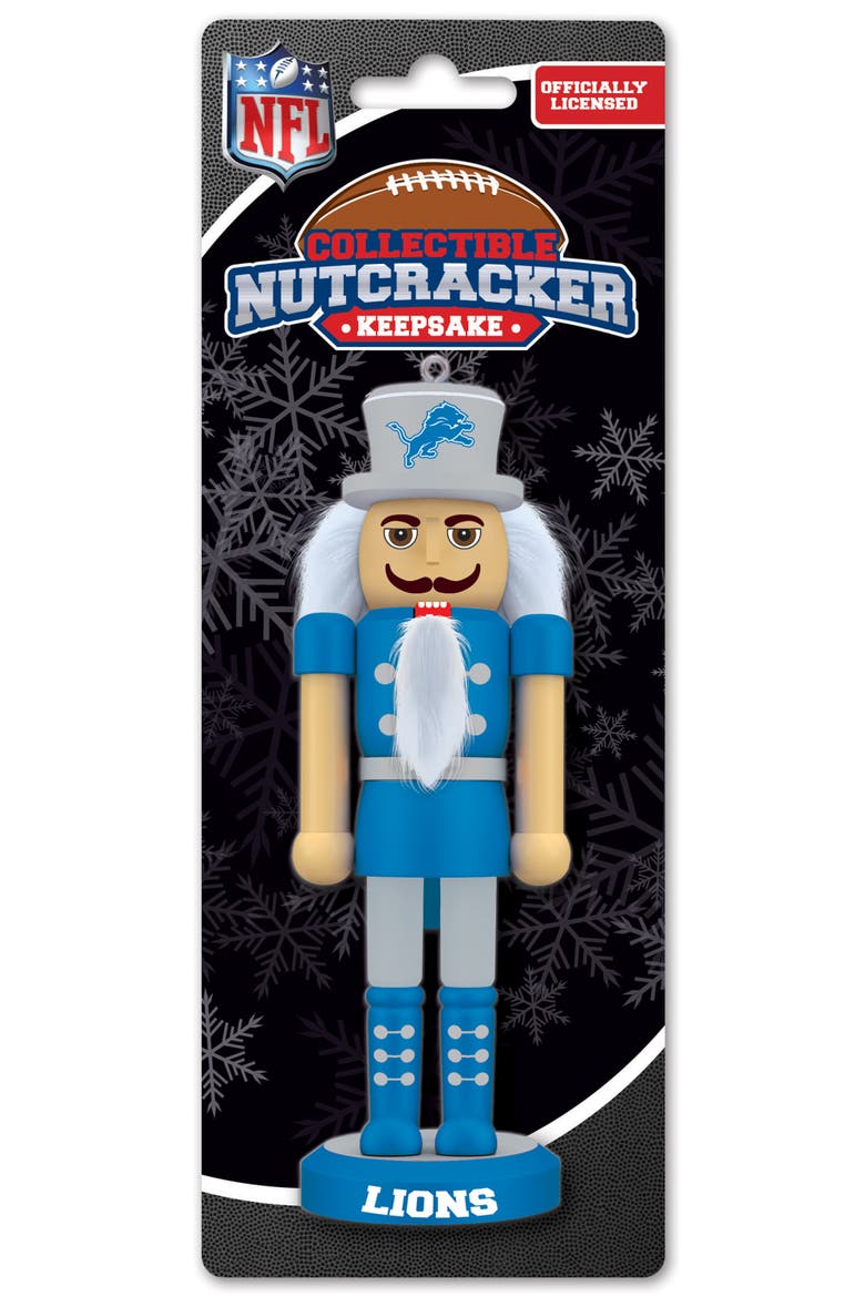 Detroit Lions Keepsake Nutcracker, Alternate, color, Multicolor