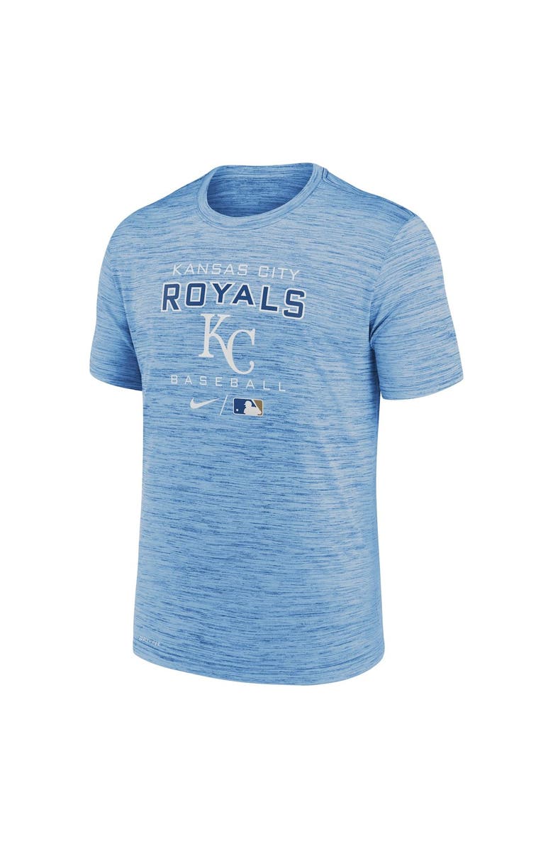 Nike Men's Nike Light Blue Kansas City Royals Authentic Collection Velocity Practice Performance T-Shirt, Alternate, color,