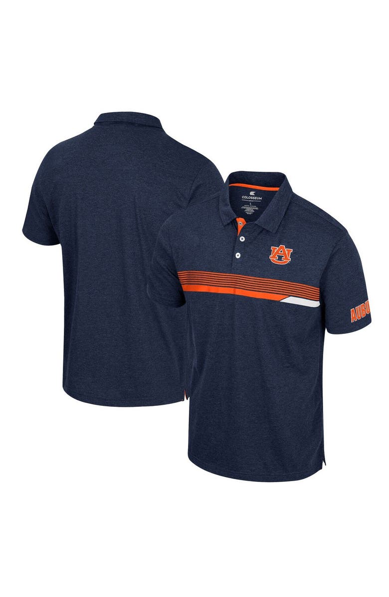 COLOSSEUM Men's Colosseum  Navy Auburn Tigers No Problemo Polo, Main, color, 