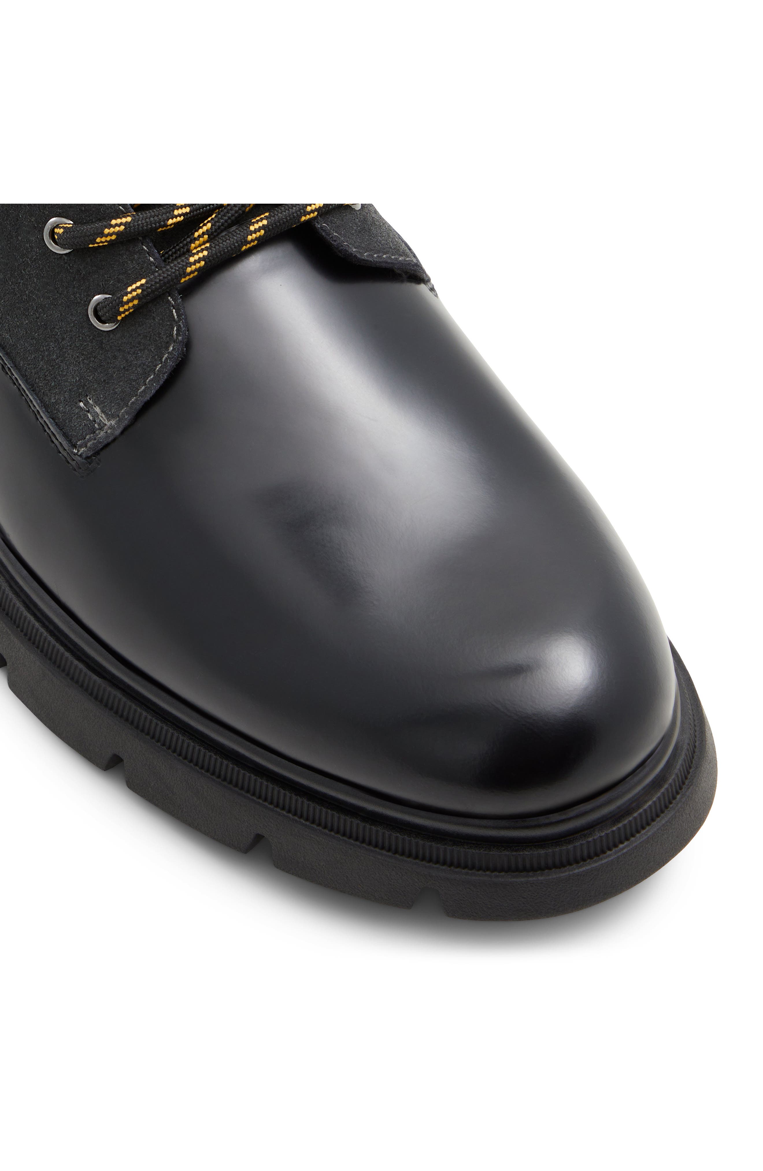 ALDO Mayfair Water Resistant Lace-Up Boot, Alternate, color, Charcoal