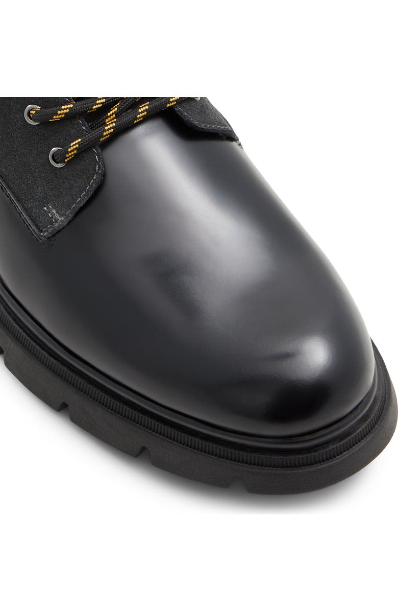 ALDO Mayfair Water Resistant Lace-Up Boot, Alternate, color, Charcoal