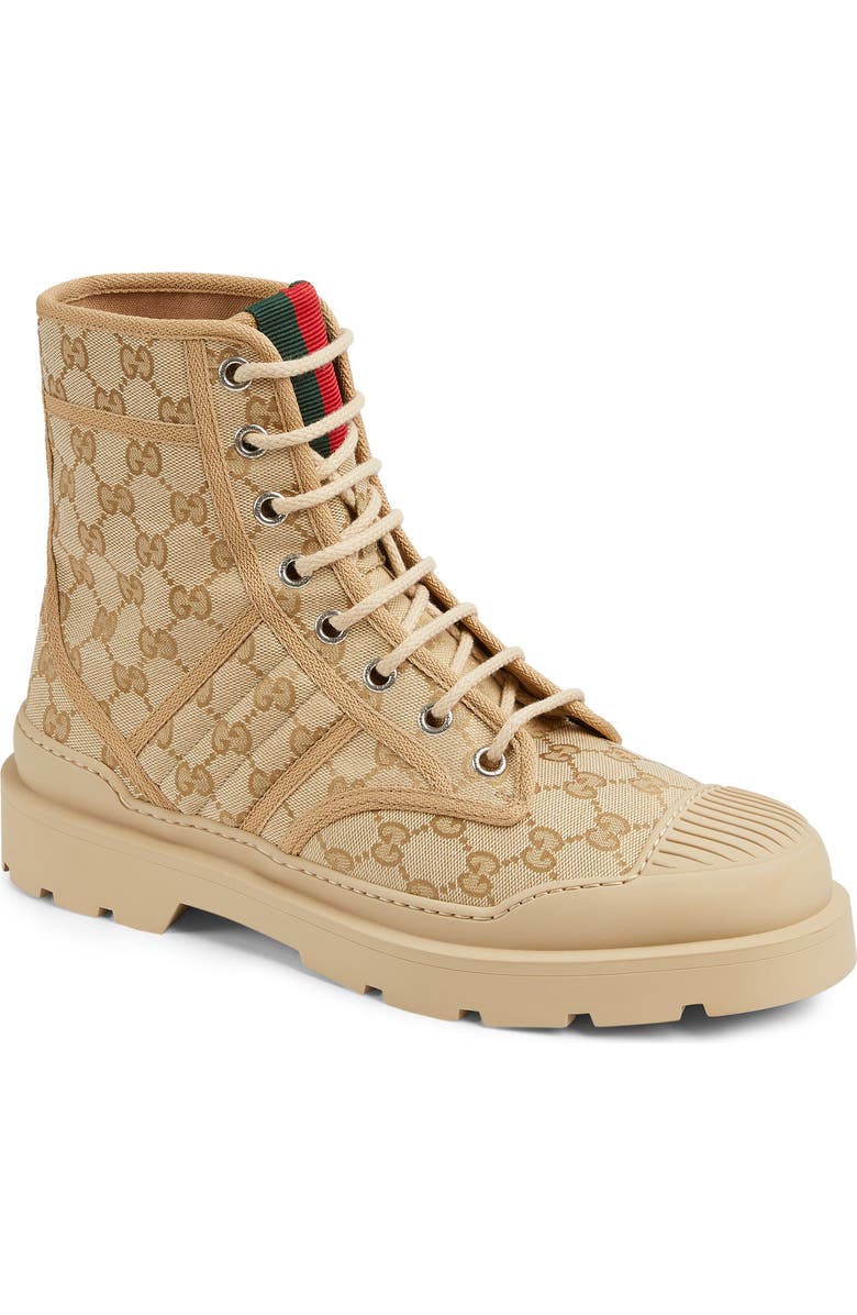 Gucci New Sherlin Combat Boot, Main, color,