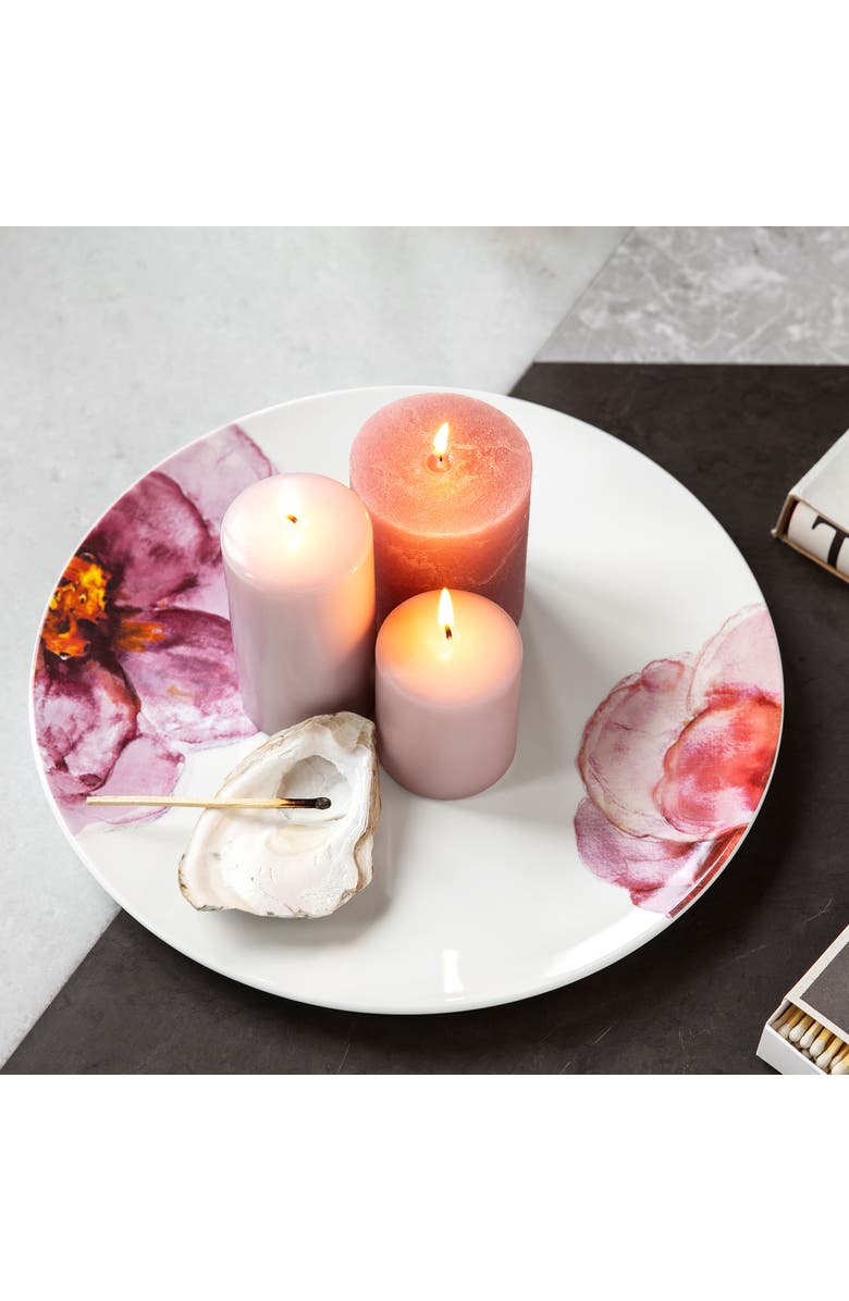 Villeroy & Boch Rose Garden Buffet Plate Coupe, Alternate, color, Pink