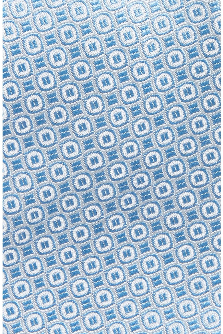 Roland Geometric Jacquard Silk Tie, Alternate, color, SKY BLUE