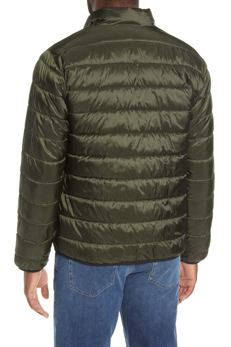The ReNew Lightweight Reversible Liner Jacket, Alternate, color, FOREST NIGHT/ BRASS